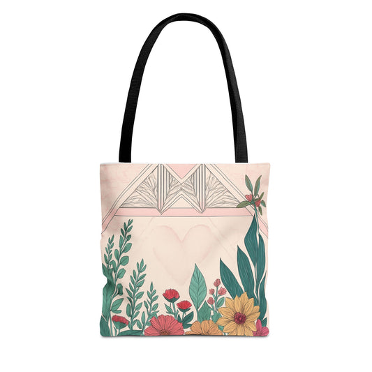 Floral Pattern Tote Bag, Stylish Eco-Friendly Bag, Perfect for Gifts, Summer Outings, Gardening, and Everyday Use