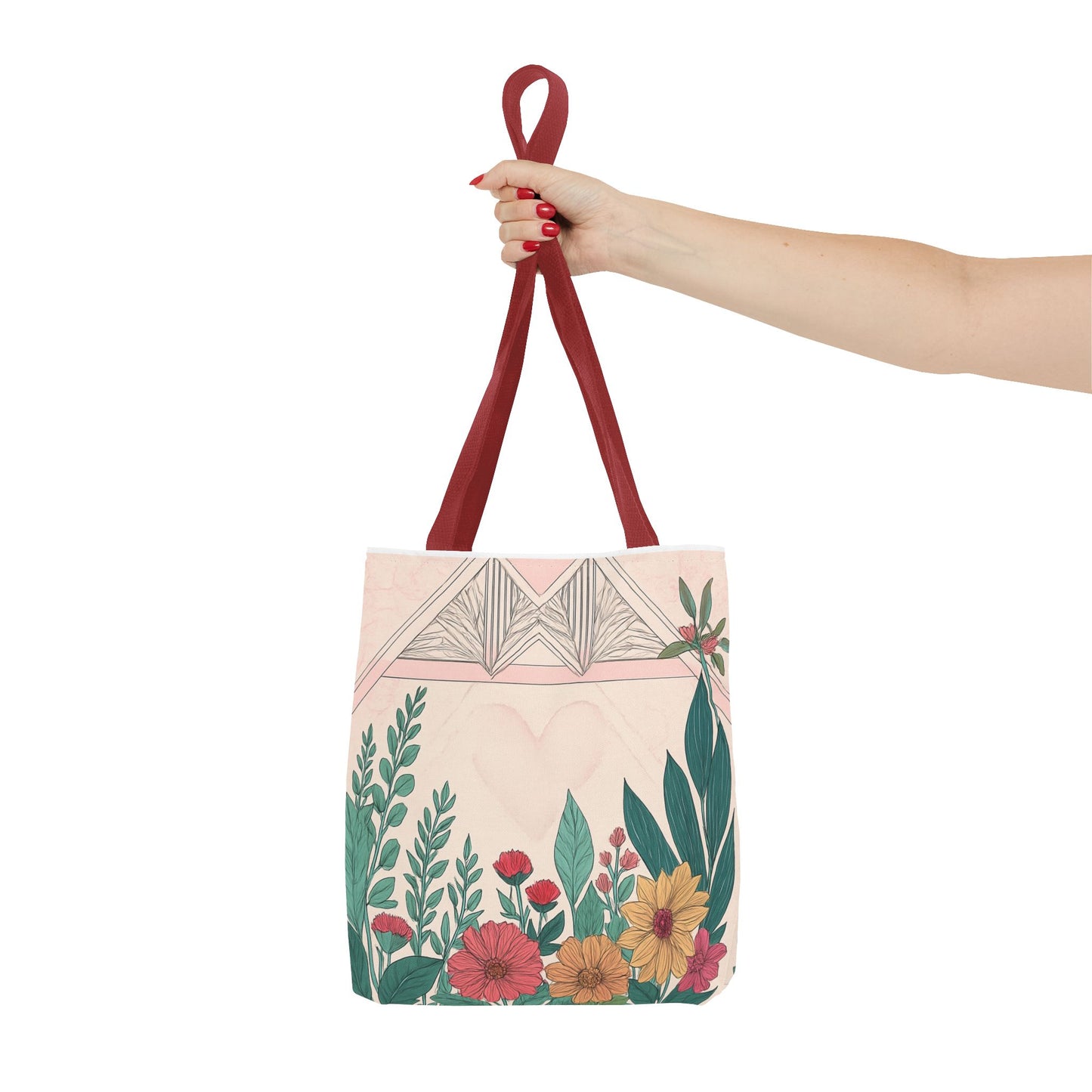 Floral Pattern Tote Bag, Stylish Eco-Friendly Bag, Perfect for Gifts, Summer Outings, Gardening, and Everyday Use
