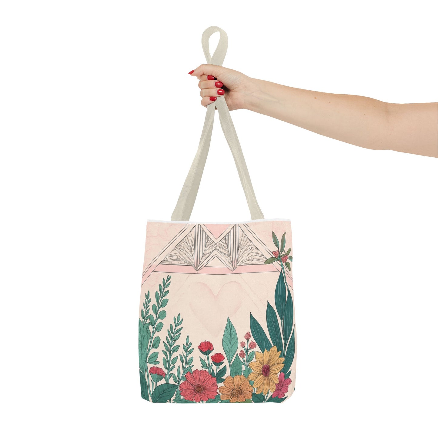Floral Pattern Tote Bag, Stylish Eco-Friendly Bag, Perfect for Gifts, Summer Outings, Gardening, and Everyday Use
