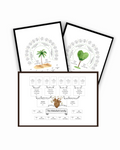 A beautifully designed wooden heart family tree template made to edit for documenting your family tree.