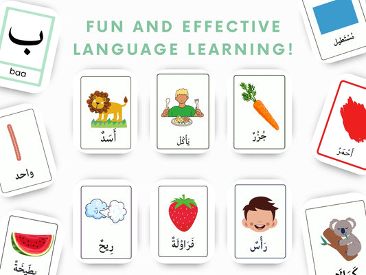 Complete Arabic/English Flashcard Set + Bonus Prophets of The Qur'an Resource (300+ Flashcards)