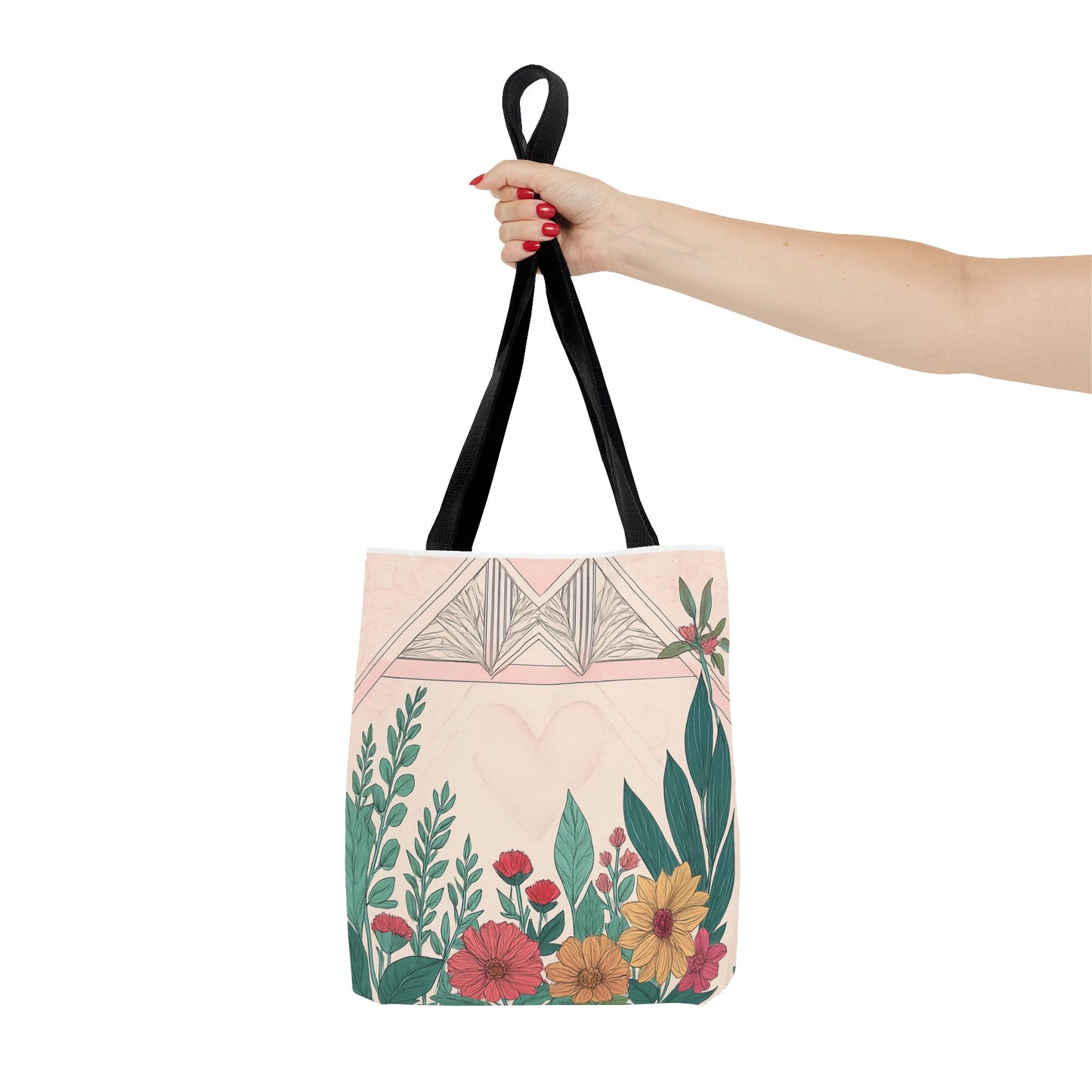 Floral Pattern Tote Bag, Stylish Eco-Friendly Bag, Perfect for Gifts, Summer Outings, Gardening, and Everyday Use