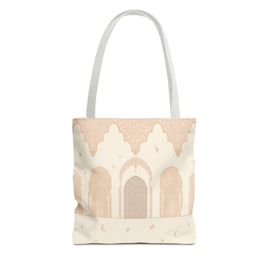 Bohemian Tote Bag, AOP Floral Design, Beach Bag, Shopping Bag, Eco-Friendly Canvas, Gift for Her