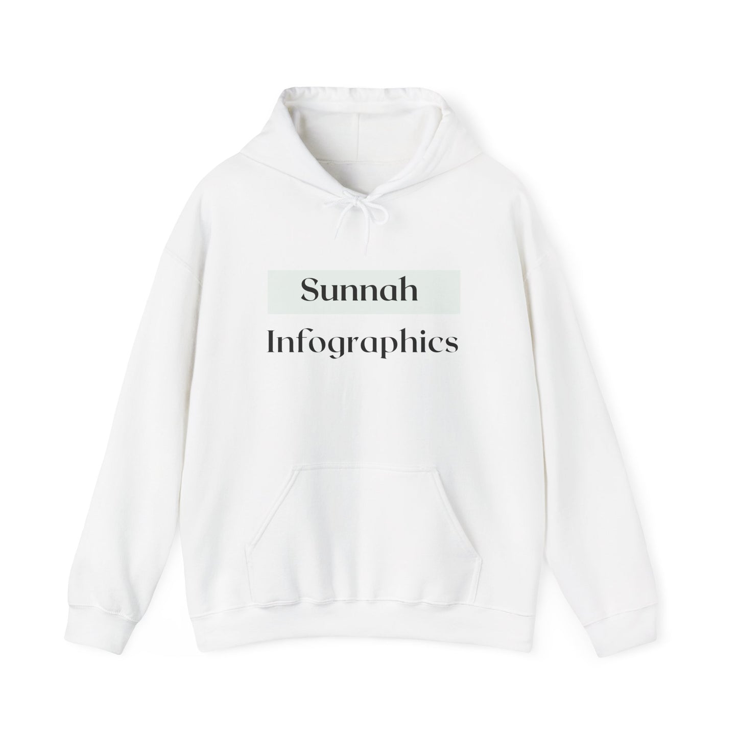 Sunnah Infographics Hoodie - Unisex Heavy Blend, Cozy Gift, Islamic Apparel, Perfect for Chill Days, Relaxation, Muslim Gifts