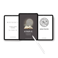 This All-In-One - Qur'an Reflection Bundle - Reflect, Trace & Strive makes for a perfect combination for staying connected to the Qur'an.