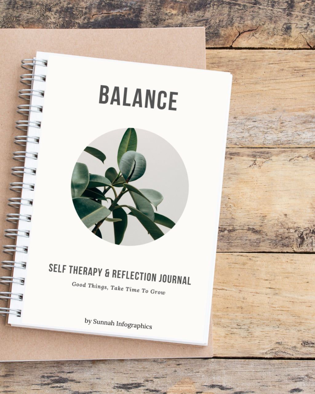 This Balance Journal is designed to help you take care of your body, mind, and spirit so that you can have a well balanced life.